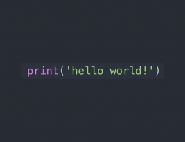 Hello, World!